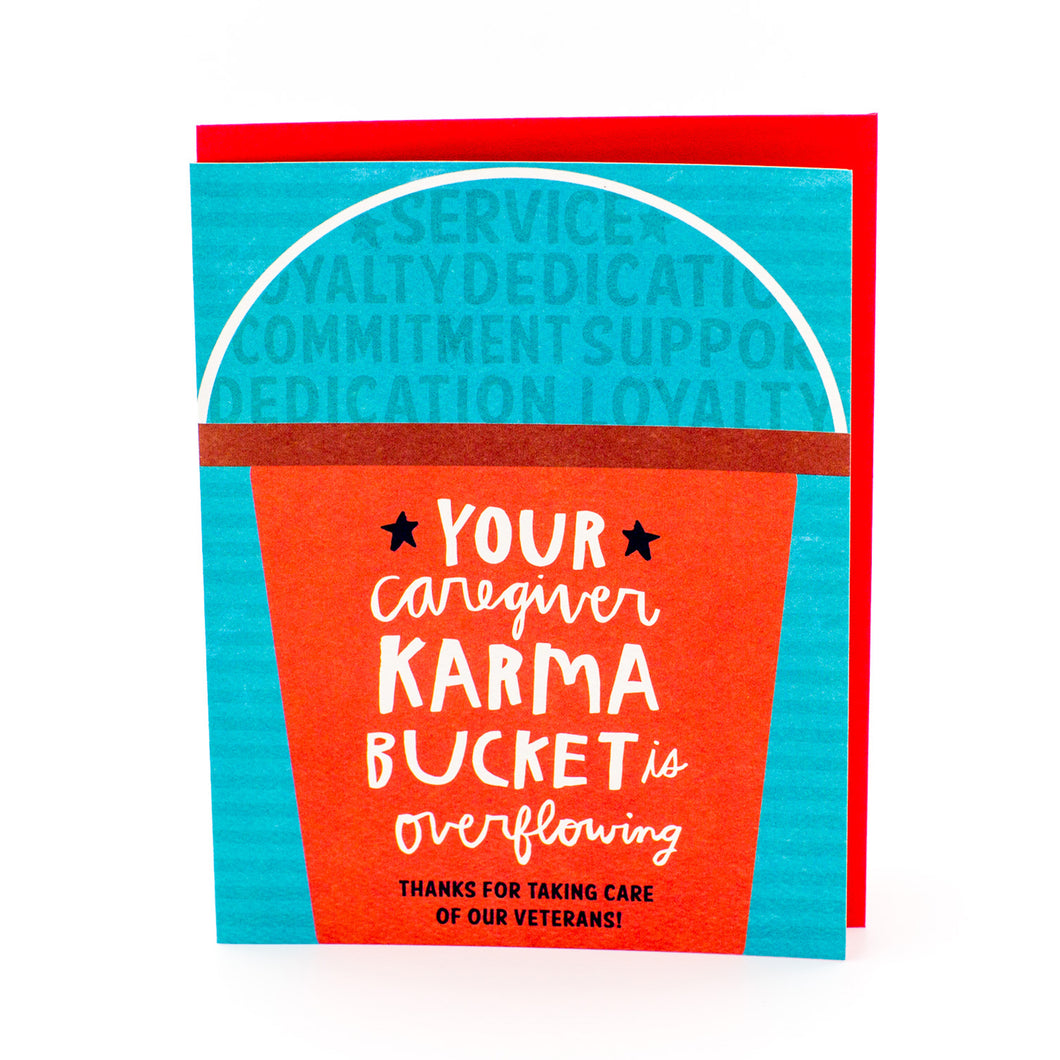 Caregiver Card - Caregiver Karma Bucket