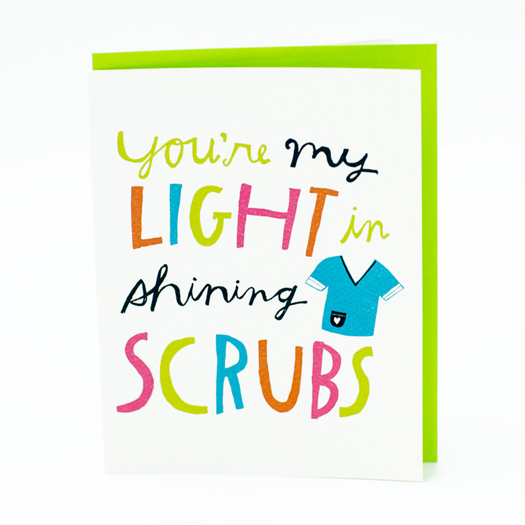 Caregiver Card - Light in Shining Scrubs