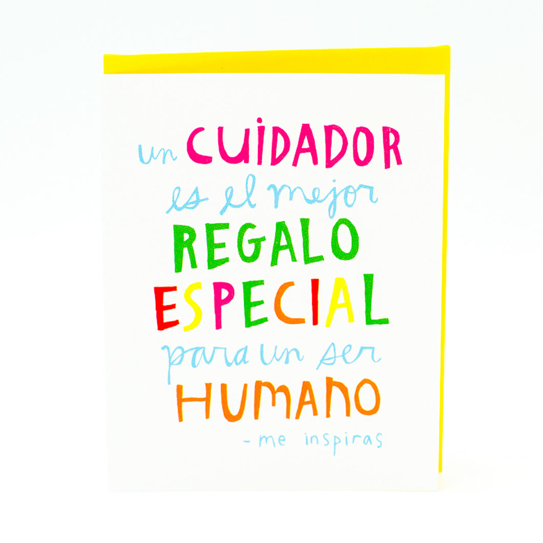 Caregiver Card - You Inspire Me (Spanish Version)